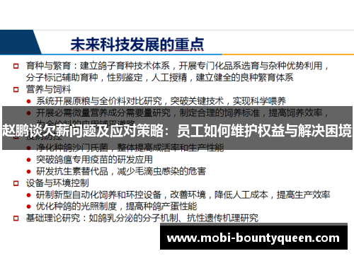 赵鹏谈欠薪问题及应对策略:员工如何维护权益与解决困境 赵鹏谈欠薪问题及应对策略:员工如何维护权益与解决困境